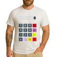 Calculator Math Teacher Halloween Costumes Women Men Adults Men's Casual T-Shirt White