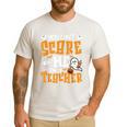 You Can't Scare Me I'm A Teacher Halloween Spooky Season Men's Casual T-Shirt White You Can't Scare Me I'm A Teacher Halloween Spooky Season Men's Casual T-Shirt White