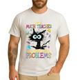 Cat Kitty I'm A Math Teacher Of Course I Have Problems Men's Casual T-Shirt White Cat Kitty I'm A Math Teacher Of Course I Have Problems Men's Casual T-Shirt White