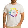Chicken Themed Color Wheel Educational Art Teacher Artist Men Women Girls Kids Men's Casual T-Shirt White