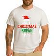 Is It Christmas Break Yet Teacher Xmas Winter Saying Men's Casual T-Shirt White Is It Christmas Break Yet Teacher Xmas Winter Saying Men's Casual T-Shirt White