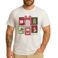 Christmas Teacher Stamps Men's Casual T-Shirt White