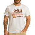 Coffee Gives Me Para Powers Parapro Teacher Squad Men's Casual T-Shirt White Coffee Gives Me Para Powers Parapro Teacher Squad Men's Casual T-Shirt White