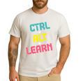 Computer Teacher Back To School Kids Ctrl Alt Learn Men's Casual T-Shirt White Computer Teacher Back To School Kids Ctrl Alt Learn Men's Casual T-Shirt White