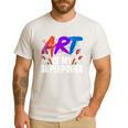 Cool Art For Men Women Art Teacher Artist Painter Superpower Men's Casual T-Shirt White Cool Art For Men Women Art Teacher Artist Painter Superpower Men's Casual T-Shirt White