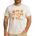 Coquette Bow Teacher Thanksgiving Fall Autumn Girls Women Men's Casual T-Shirt White