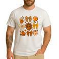 Coquette Teach Teacher Bows Thanksgiving Turkey Fall Autumn Men's Casual T-Shirt White