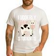Cow Teacher Lover Men's Casual T-Shirt White
