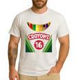 Crayon Box Fun Teacher Student Crayon Squad Halloween 2023 Men's Casual T-Shirt White Crayon Box Fun Teacher Student Crayon Squad Halloween 2023 Men's Casual T-Shirt White