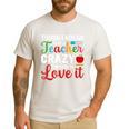 Crazy Teacher Men Women School Teachers Men's Casual T-Shirt White Crazy Teacher Men Women School Teachers Men's Casual T-Shirt White