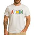 Cute Admin Squad Crew Team Back To School Teacher For Men Women Men's Casual T-Shirt White Cute Admin Squad Crew Team Back To School Teacher For Men Women Men's Casual T-Shirt White