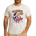 Cute Elementary School Student Dog Teacher's Pet Men's Casual T-Shirt White Cute Elementary School Student Dog Teacher's Pet Men's Casual T-Shirt White