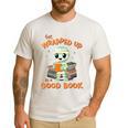 Cute Halloween Teacher Librarian Mummy Reading Books Men's Casual T-Shirt White