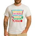 Cute Principal Nurse Lunch Lady Teacher Coach Homeschool Mom Men's Casual T-Shirt White