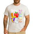 Cute Teach Love And Inspire Men Women Teacher Men's Casual T-Shirt White Cute Teach Love And Inspire Men Women Teacher Men's Casual T-Shirt White