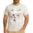 Cute Teacher My Students Are Out-Of This World Space Men's Casual T-Shirt White Cute Teacher My Students Are Out-Of This World Space Men's Casual T-Shirt White