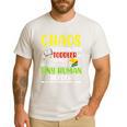 Daycare Teacher School Chaos Coordinator Toddler Tamer For Men Women Kids Men's Casual T-Shirt White Daycare Teacher School Chaos Coordinator Toddler Tamer For Men Women Kids Men's Casual T-Shirt White