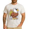 Eagle First Day Of School Teacher Back To School Eagle Men's Casual T-Shirt White Eagle First Day Of School Teacher Back To School Eagle Men's Casual T-Shirt White
