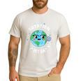 Earth Day Rotation Of The Earth Makes My Day Science Teacher Men's Casual T-Shirt White