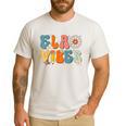 English Teacher Ela Vibes Teacher Kids First Day Of School Men's Casual T-Shirt White