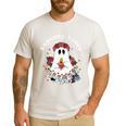 Espooky Vibes Maestra Halloween Spanish Mexican Teacher Men's Casual T-Shirt White Espooky Vibes Maestra Halloween Spanish Mexican Teacher Men's Casual T-Shirt White