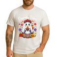 Espooky Vibes Maestra Halloween Spanish Mexican Teacher Men's Casual T-Shirt White Espooky Vibes Maestra Halloween Spanish Mexican Teacher Men's Casual T-Shirt White