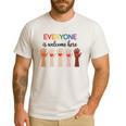 Everyone Is Welcome Here Idaho Teacher Men's Casual T-Shirt White
