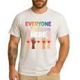 Everyone Is Welcome Here Shirt Teacher Men's Casual T-Shirt White Everyone Is Welcome Here Shirt Teacher Men's Casual T-Shirt White