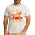 Fall In Love With Learning Pumpkin Thanksgiving Teacher Fall Men's Casual T-Shirt White Fall In Love With Learning Pumpkin Thanksgiving Teacher Fall Men's Casual T-Shirt White