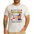 Are You Fall O Ween Directions Halloween Teacher Ghost Men's Casual T-Shirt White Are You Fall O Ween Directions Halloween Teacher Ghost Men's Casual T-Shirt White