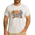 Fall Teacher Shirt 3rd Grade Teacher Retro Halloween Pumpkin Men's Casual T-Shirt White Fall Teacher Shirt 3rd Grade Teacher Retro Halloween Pumpkin Men's Casual T-Shirt White