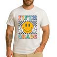 Fifth Grade Team Teachers Boys Girls Retro Smile 5th Grade Men's Casual T-Shirt White