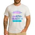 If At First You Don't Succeed Try Doing Your Math Teacher Men's Casual T-Shirt White If At First You Don't Succeed Try Doing Your Math Teacher Men's Casual T-Shirt White
