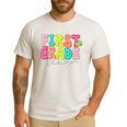 First Grade Team Teacher Back To School 1st Grade Squad Kids Men's Casual T-Shirt White