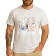 Fueled By Mitochondria Coffee Science Teacher Student Men's Casual T-Shirt White Fueled By Mitochondria Coffee Science Teacher Student Men's Casual T-Shirt White
