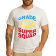 Grade 1 Super Squad Superhero Teacher Team Men's Casual T-Shirt White Grade 1 Super Squad Superhero Teacher Team Men's Casual T-Shirt White