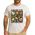 Growth Not Perfection Abstract Florals SPED Teacher Men's Casual T-Shirt White Growth Not Perfection Abstract Florals SPED Teacher Men's Casual T-Shirt White