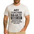Halloween Art Teacher Prisoner Costume Men's Casual T-Shirt White Halloween Art Teacher Prisoner Costume Men's Casual T-Shirt White