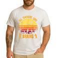 Halloween Costume Teacher Love Brains Zombie Men's Casual T-Shirt White Halloween Costume Teacher Love Brains Zombie Men's Casual T-Shirt White