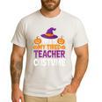 Halloween Costumes For Teachers Tired Teacher Costume Tee Men's Casual T-Shirt White Halloween Costumes For Teachers Tired Teacher Costume Tee Men's Casual T-Shirt White