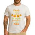 Halloween Cutest Pumpkins First Grade Teacher Men's Casual T-Shirt White