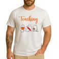 Halloween Ghost Teachers Teaching My Boos Costume Women Men Men's Casual T-Shirt White Halloween Ghost Teachers Teaching My Boos Costume Women Men Men's Casual T-Shirt White