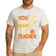Halloween Preschool Teacher You Can't Scare Me Im A Teacher Men's Casual T-Shirt White Halloween Preschool Teacher You Can't Scare Me Im A Teacher Men's Casual T-Shirt White