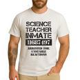 Halloween Science Teacher Prisoner Costume Men's Casual T-Shirt White Halloween Science Teacher Prisoner Costume Men's Casual T-Shirt White