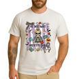 Halloween Skeleton Teacher I'Ll Just Wait Until It's Quiet Men's Casual T-Shirt White Halloween Skeleton Teacher I'Ll Just Wait Until It's Quiet Men's Casual T-Shirt White