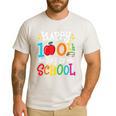 Happy 100th Day Of School Teachers 100 Days Of School Kids Men's Casual T-Shirt White Happy 100th Day Of School Teachers 100 Days Of School Kids Men's Casual T-Shirt White