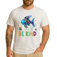 Happy First Day Of School Fish Rainbows Teacher Be Kind Men's Casual T-Shirt White