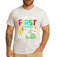Happy First Day Of School Teacher Back To School Student Men's Casual T-Shirt White Happy First Day Of School Teacher Back To School Student Men's Casual T-Shirt White