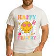 Happy Fri-Yay Groovy Teacher Friday Weekend Fri Yay Men's Casual T-Shirt White