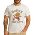 Happy Fri Yay Retro French Fries Friday Lovers Fun Teacher Men's Casual T-Shirt White Happy Fri Yay Retro French Fries Friday Lovers Fun Teacher Men's Casual T-Shirt White
